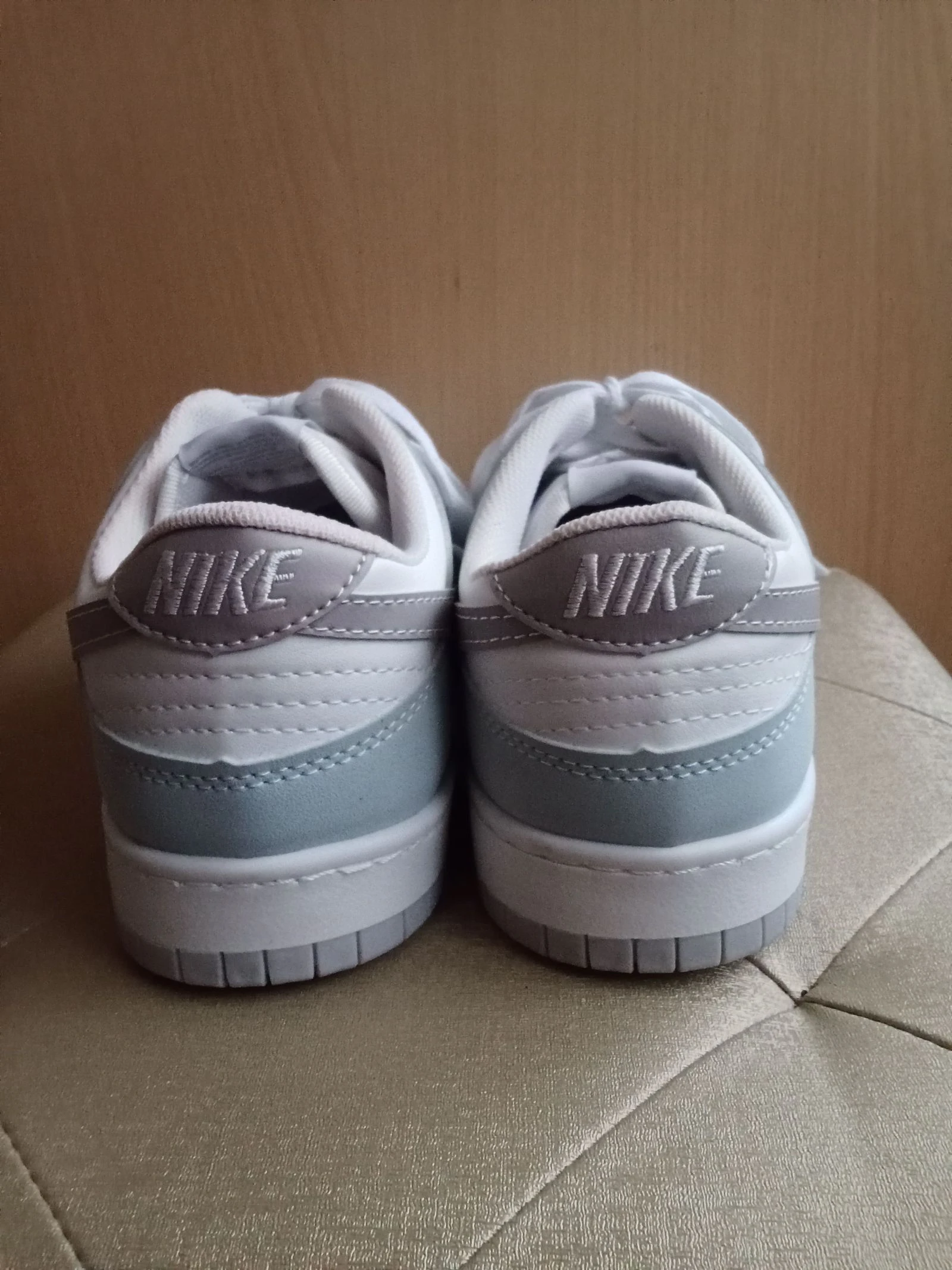 Nike Dunk Low sneakers maat 42 nieuw blauw en wit zonder labels – photo 5